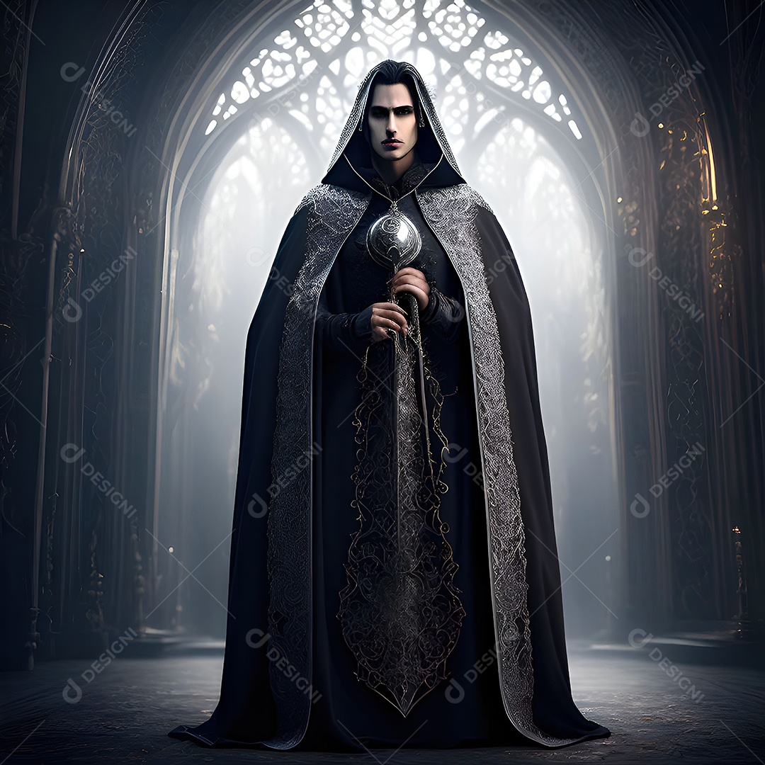 Foto Realista do rei dos vampiros