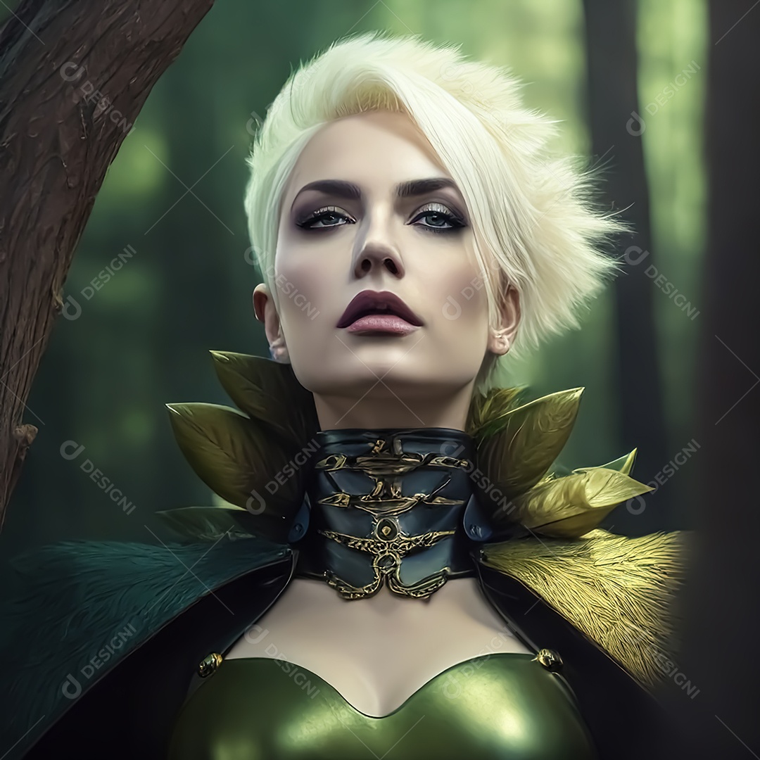 Rainha da natureza realista