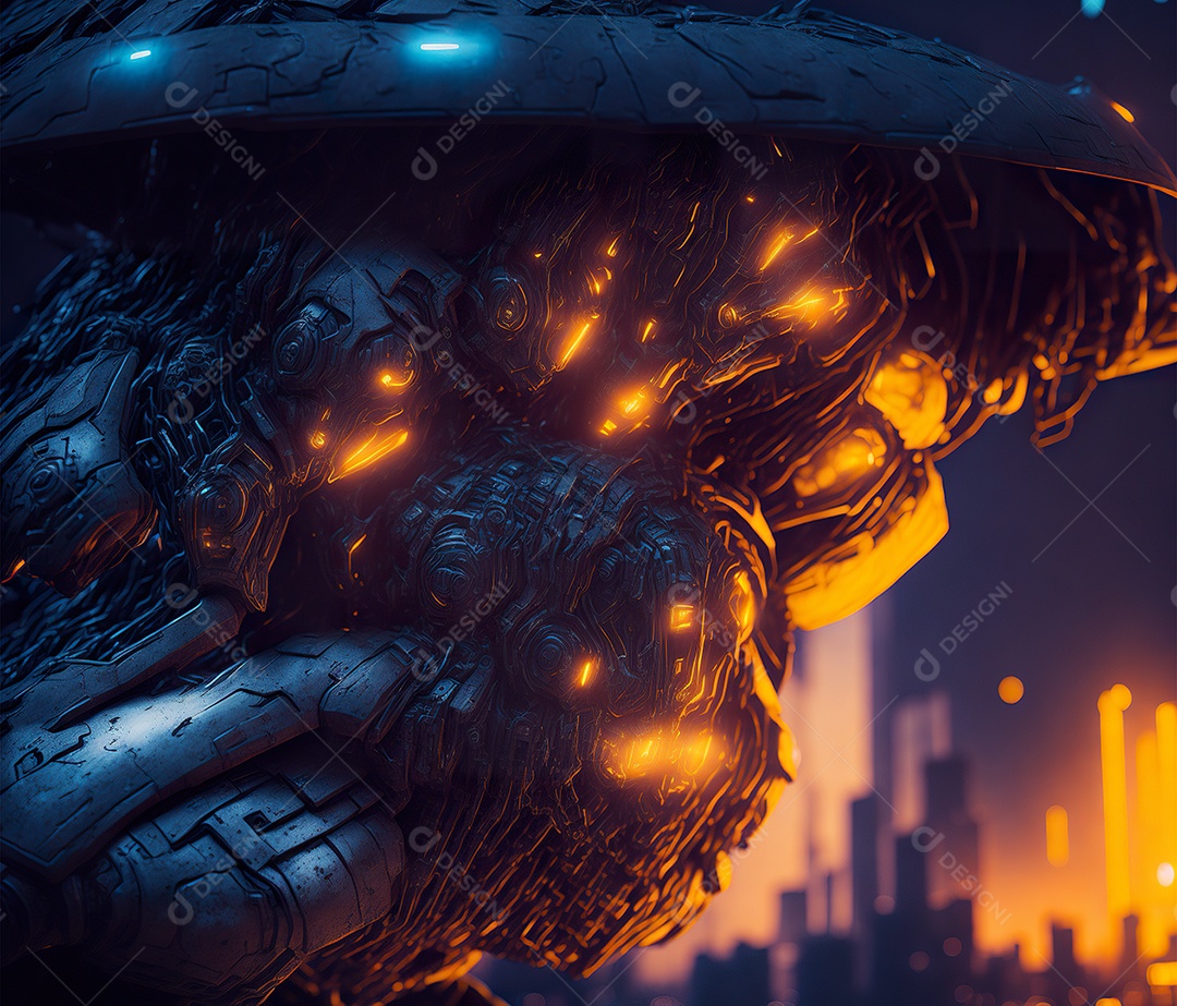 Realista lagarta no mundo fantasia