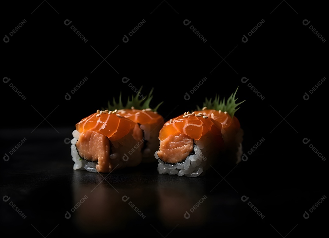 Deliciosas peças de sushi