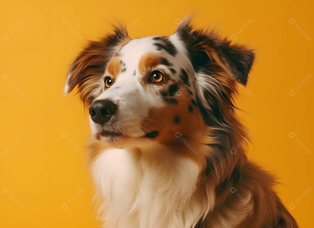 Lindo cachorro pastor australiano