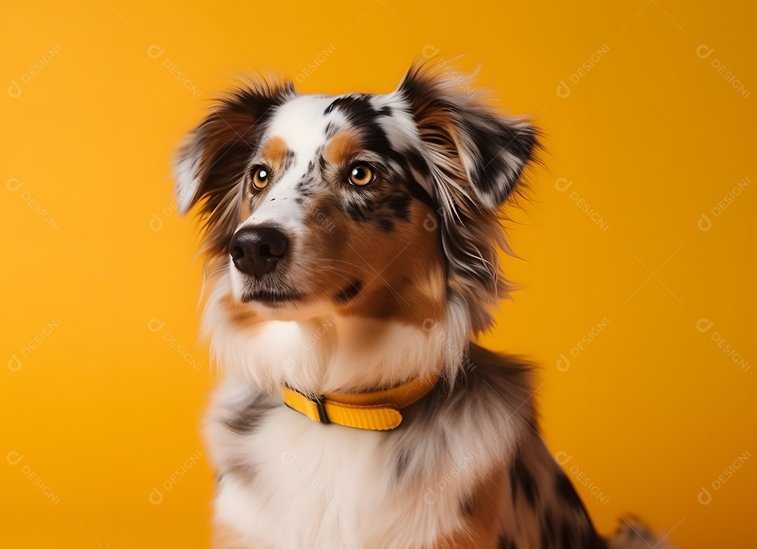 Lindo cachorro pastor australiano