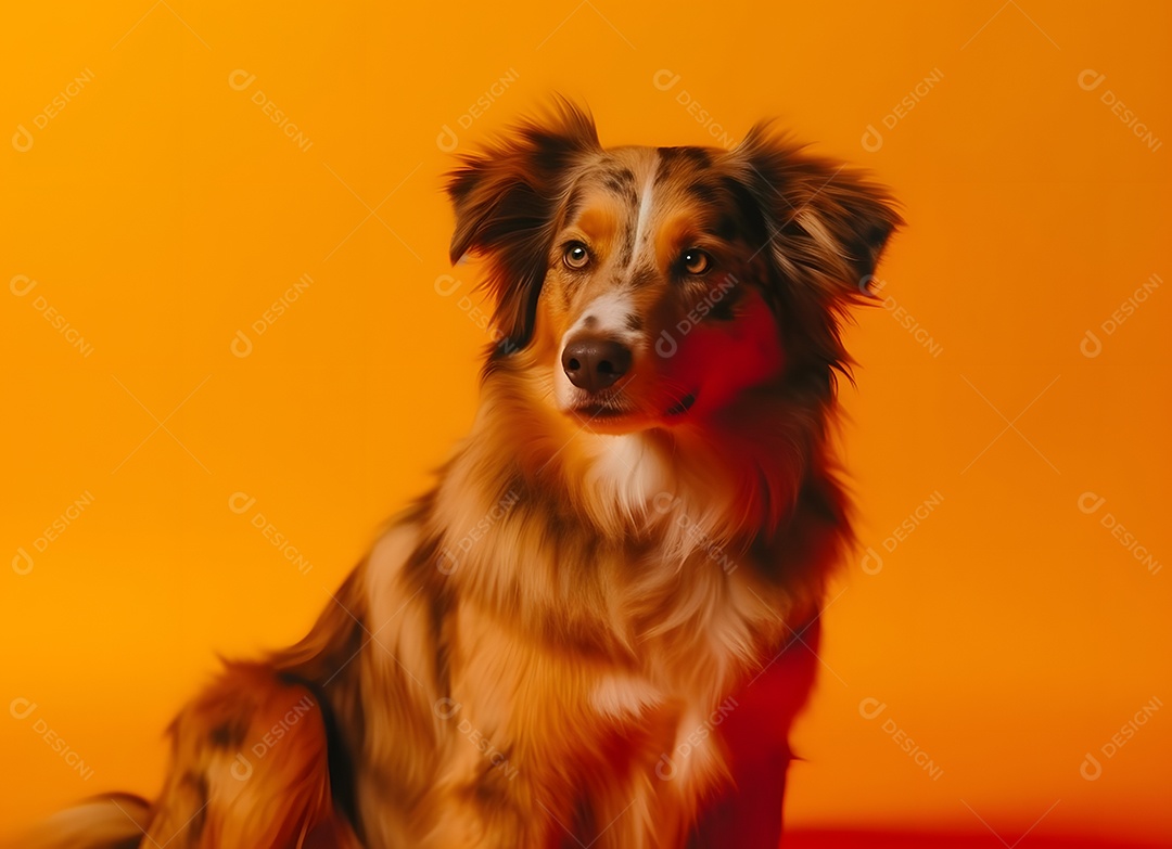 Lindo cachorro pastor australiano