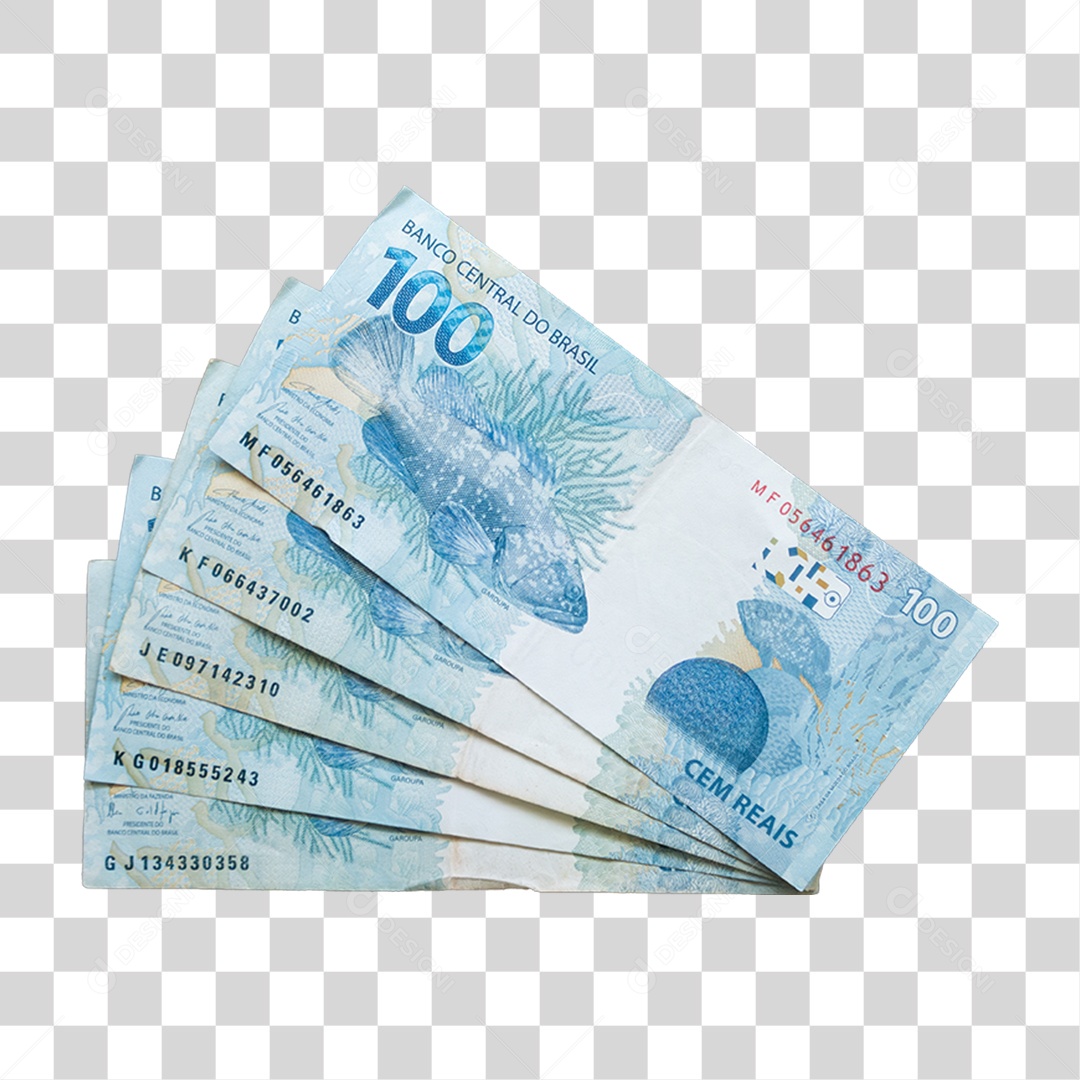 Notas de Dinheiro PNG Transparente