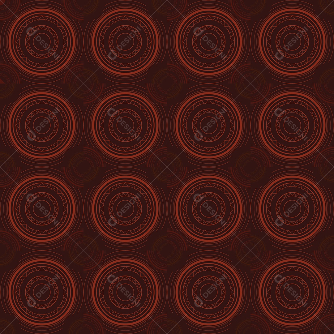 Padrão de Círculos Vetor EPS