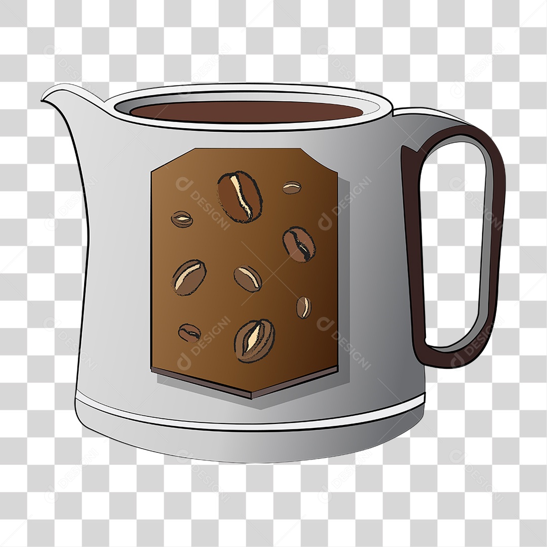 Bule de Café PNG Transparente