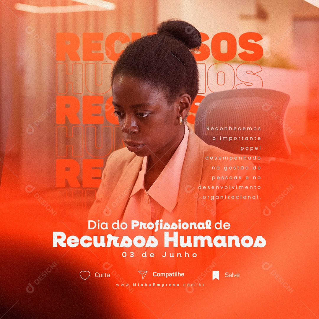 Social Media Dia Do Profissional De Recursos Humanos 03 De Junho Social Media PSD Editável