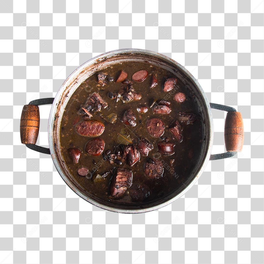 Tigela com Feijoada PNG Transparente