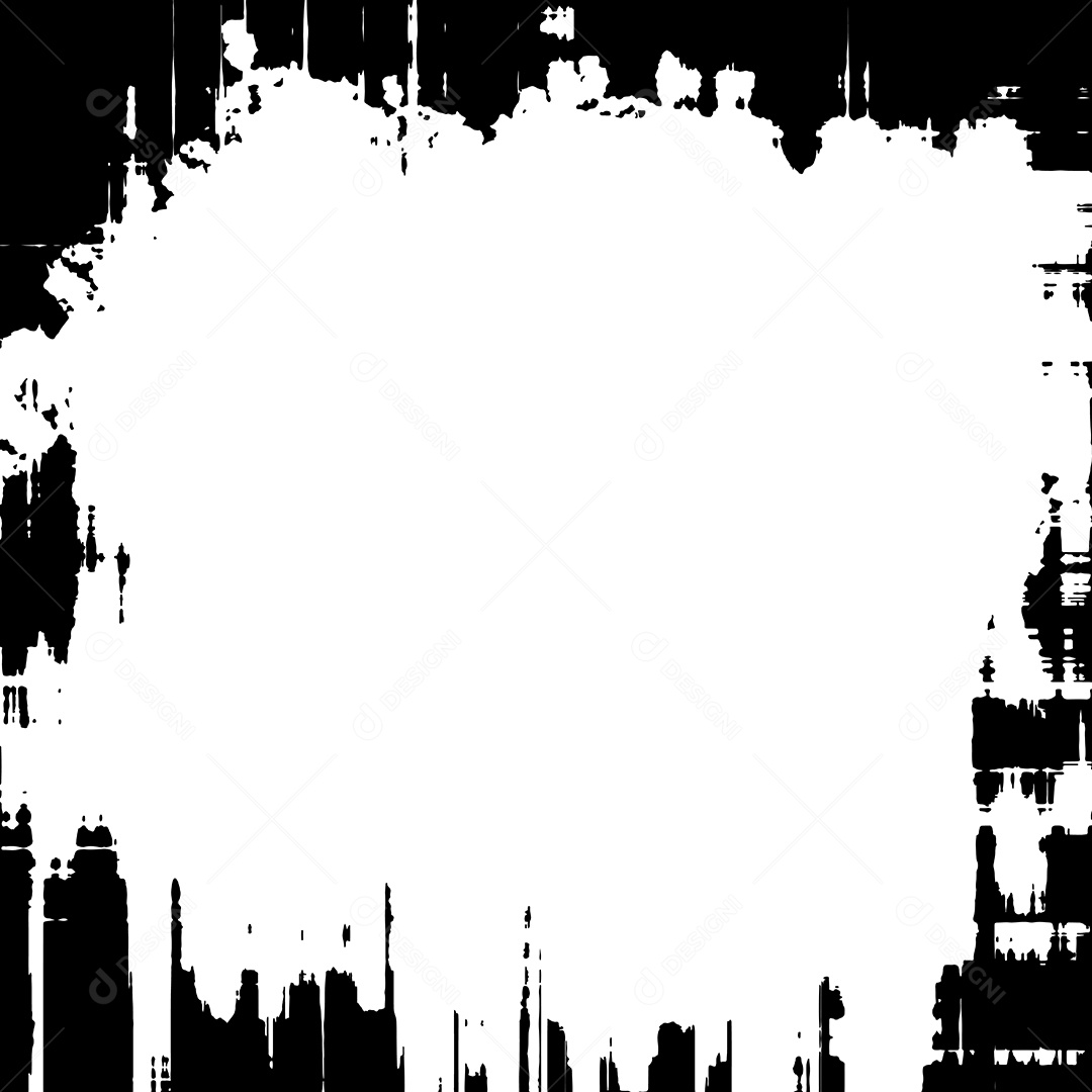 Fundo de Textura Grunge Abstrato Com Estilo Preto e Branco Vetor EPS