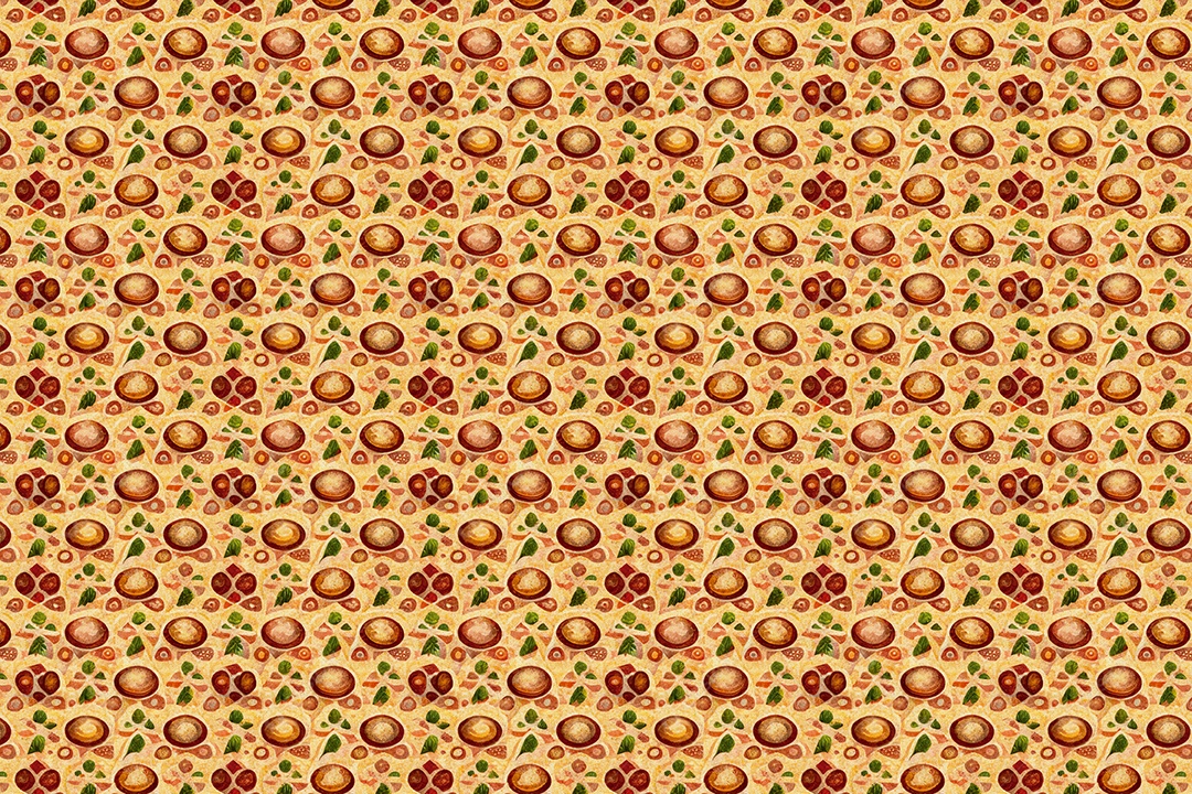 Padrões de Pizza e Elementos Abstratos Vetor EPS