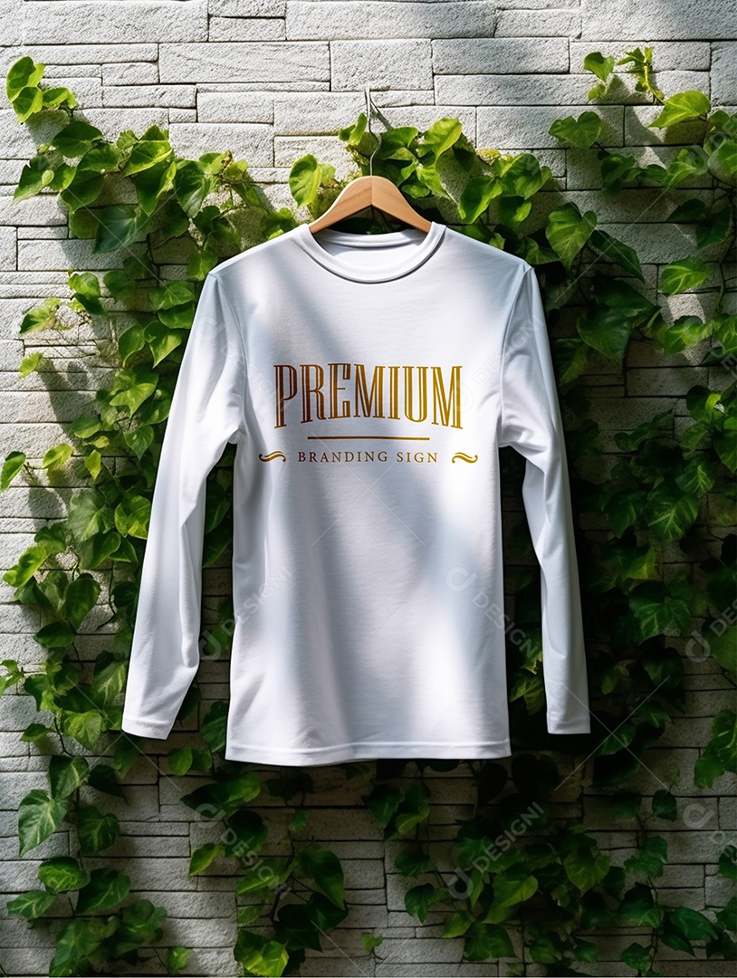 Mockup Camisa Logotipo PSD Editável