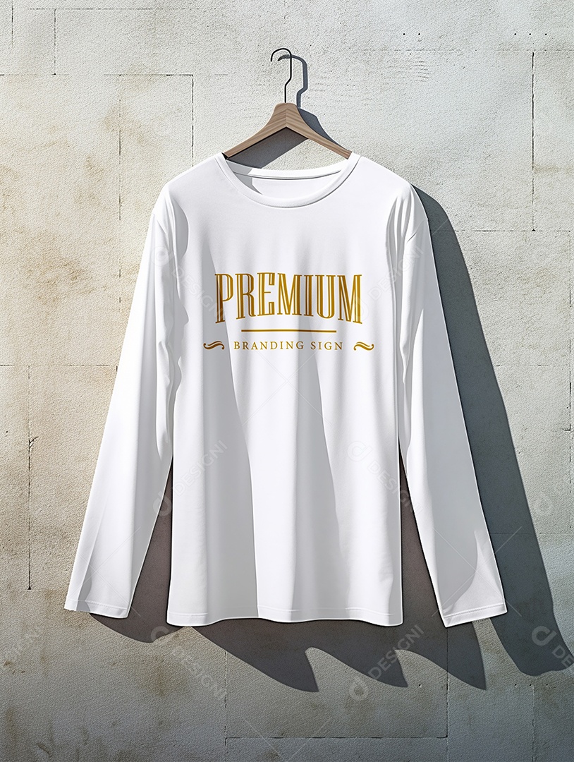 Mockup Camisa Logotipo PSD Editável