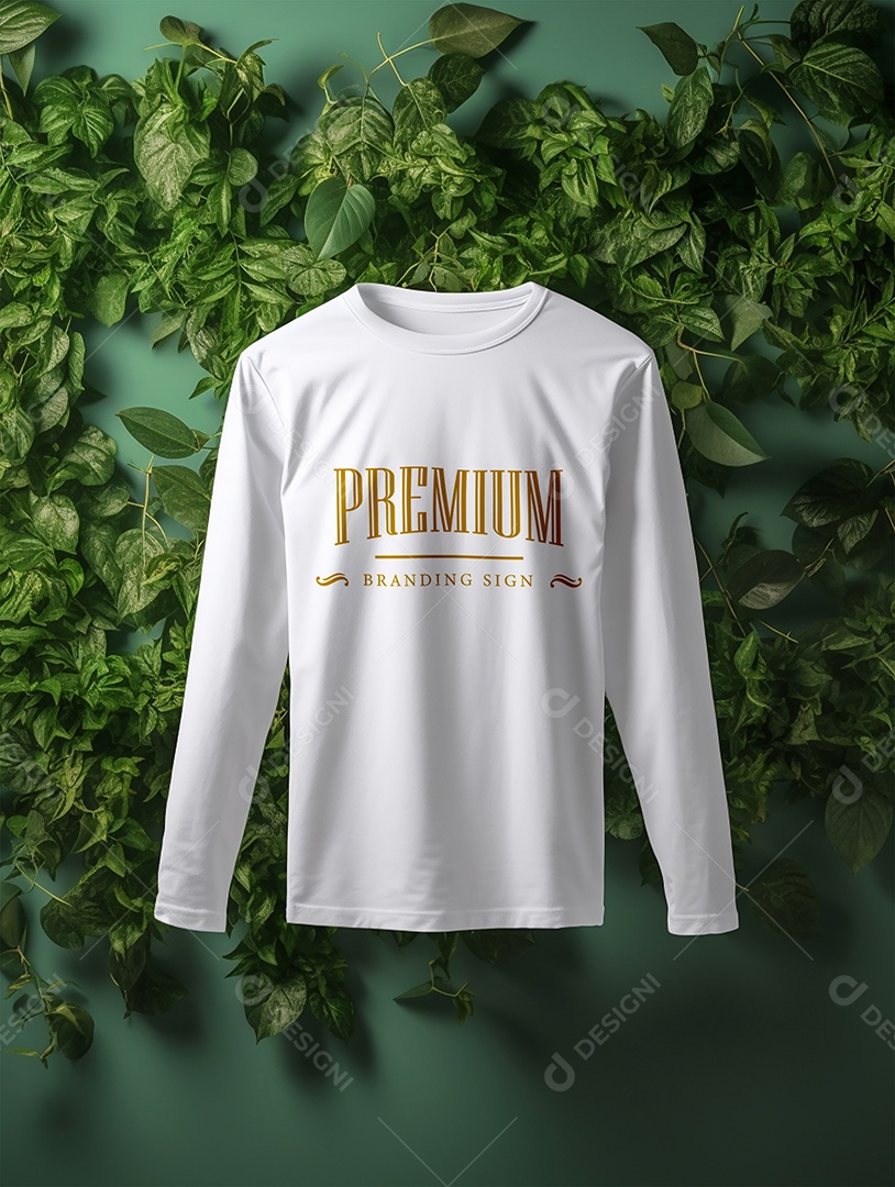 Mockup Camisa Logotipo PSD Editável