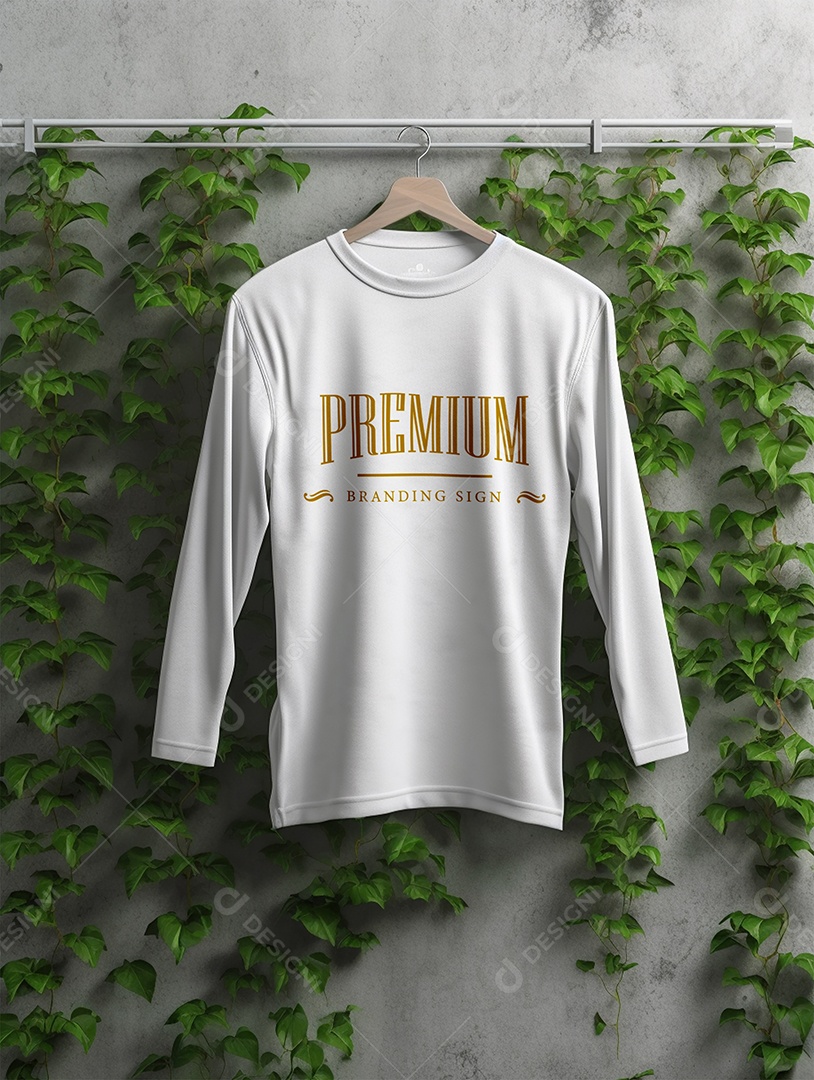 Mockup Camisa Logotipo PSD Editável