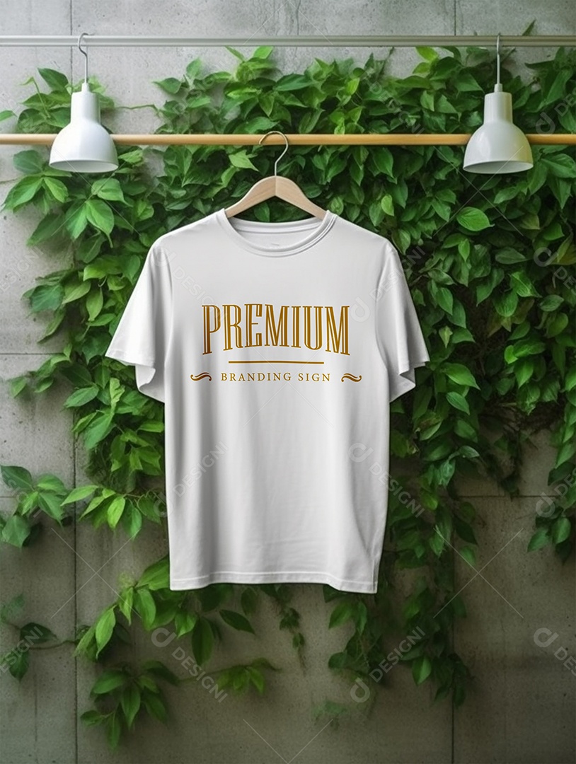 Mockup Camisa Logotipo PSD Editável