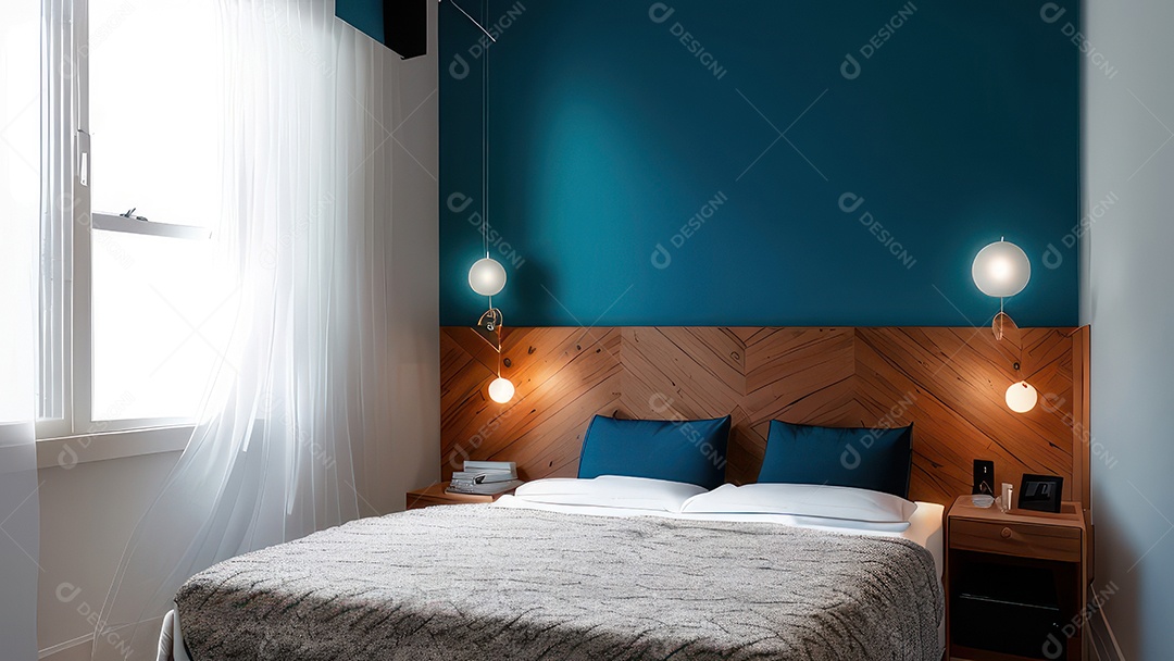 Cômodo decorado de uma casa.