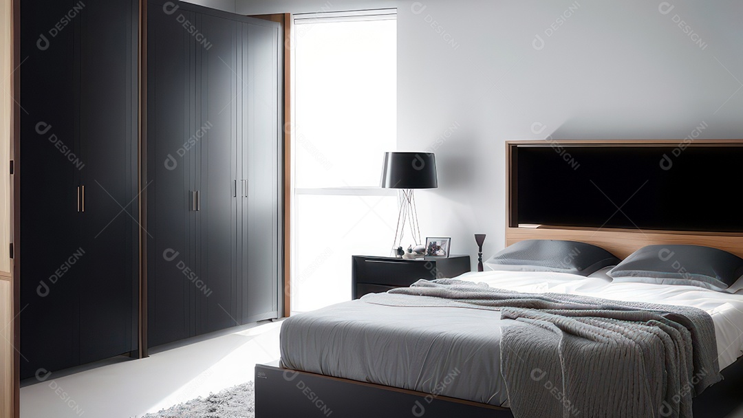 Cômodo decorado de uma casa.