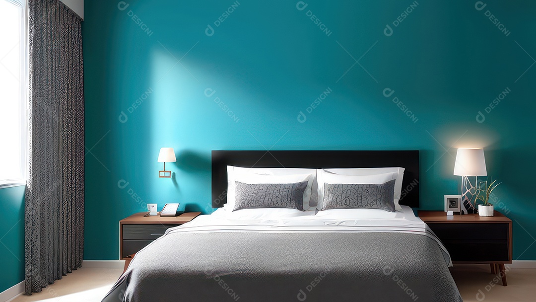 Cômodo decorado de uma casa.