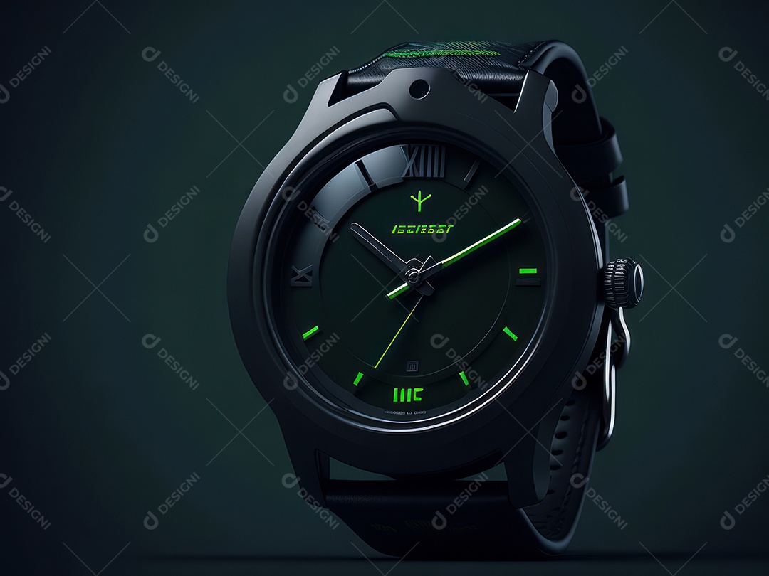 Imagem realista de relógio.