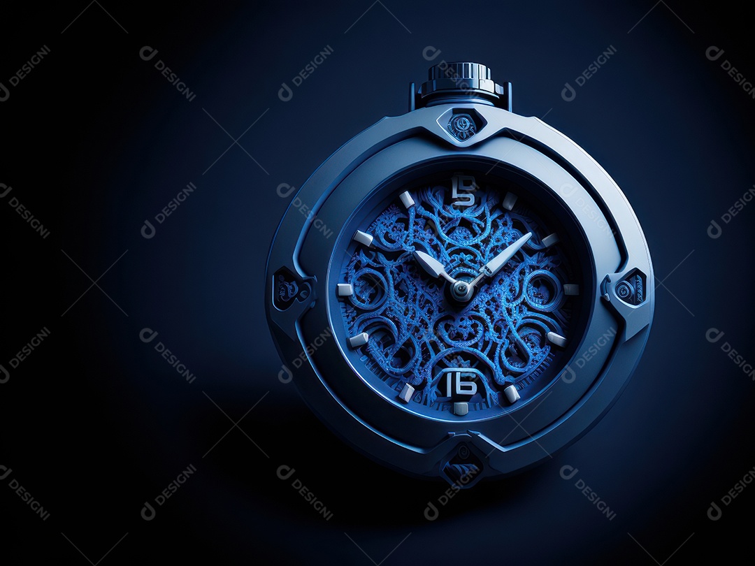 Imagem realista de relógio.