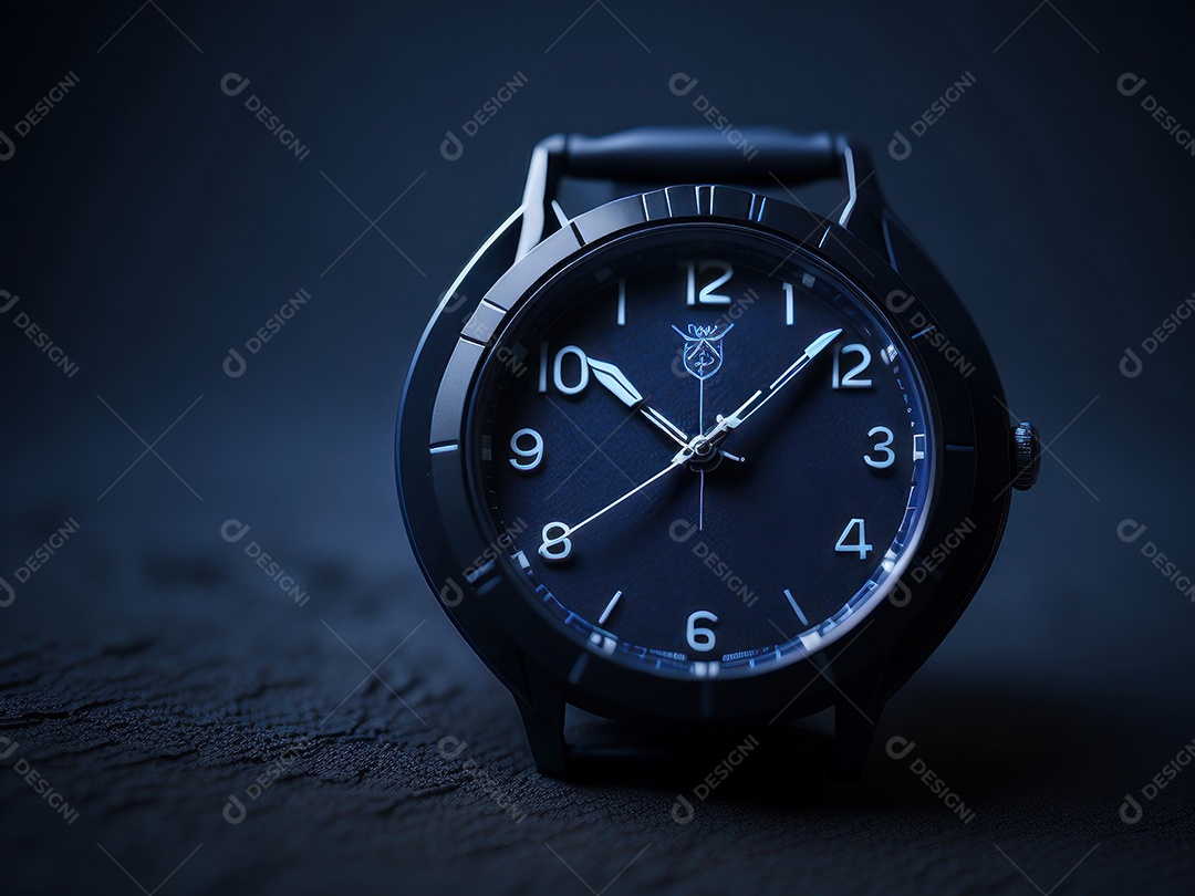 Imagem realista de relógio.