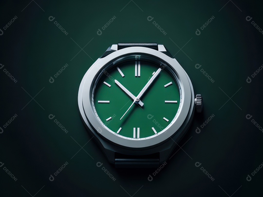 Imagem realista de relógio.