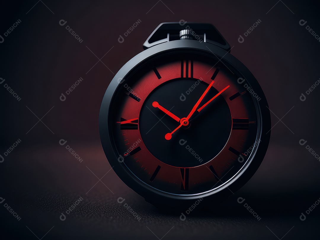 Imagem realista de relógio.