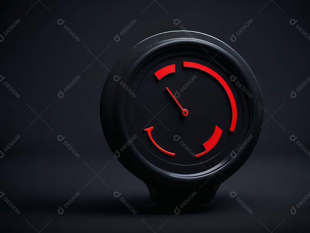 Imagem realista de relógio.