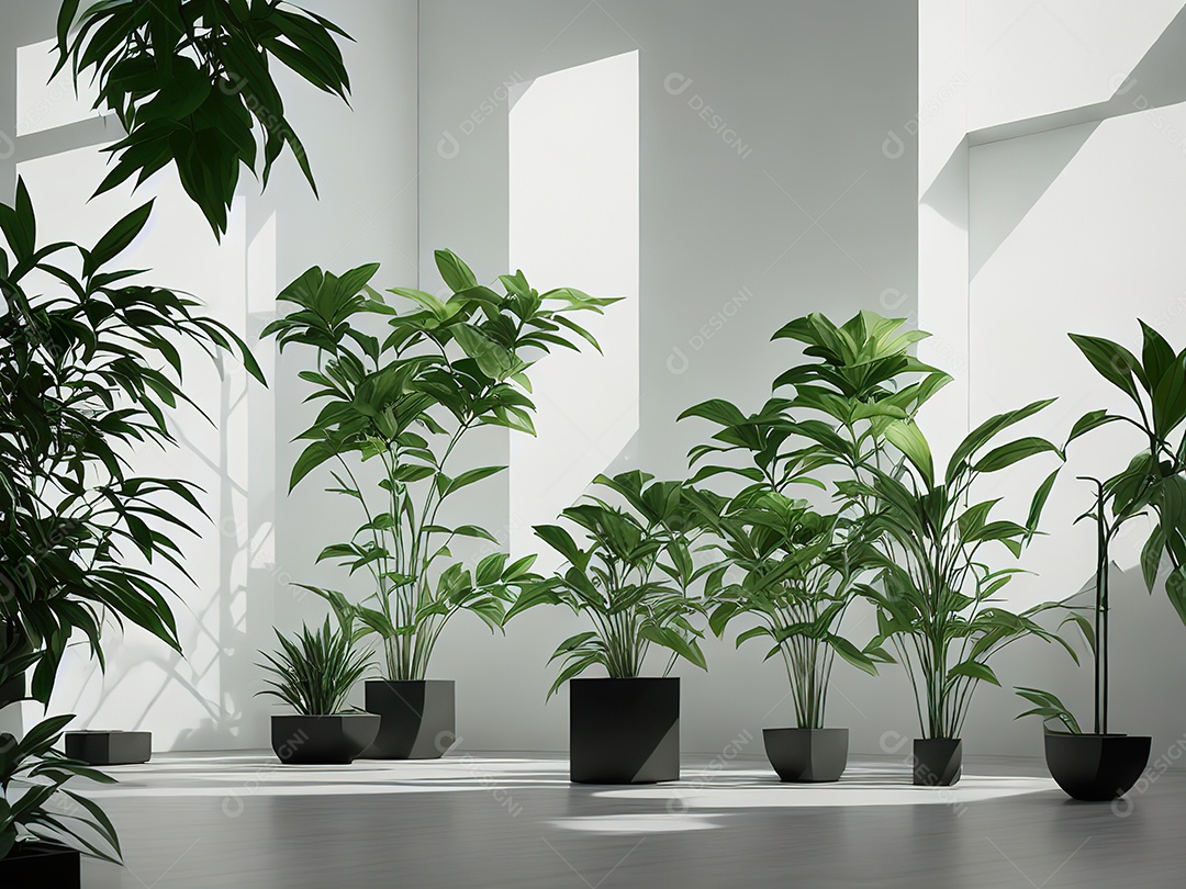 Sala zen para meditação com cristais e lotes