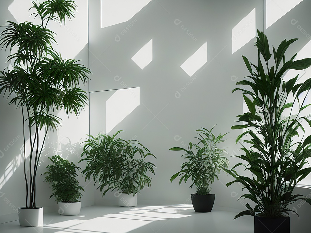 Sala zen para meditação com cristais e lotes