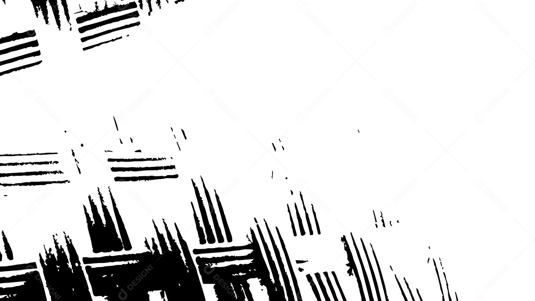 Fundo de Textura Grunge Abstrato Com Estilo Preto e Branco Vetor EPS