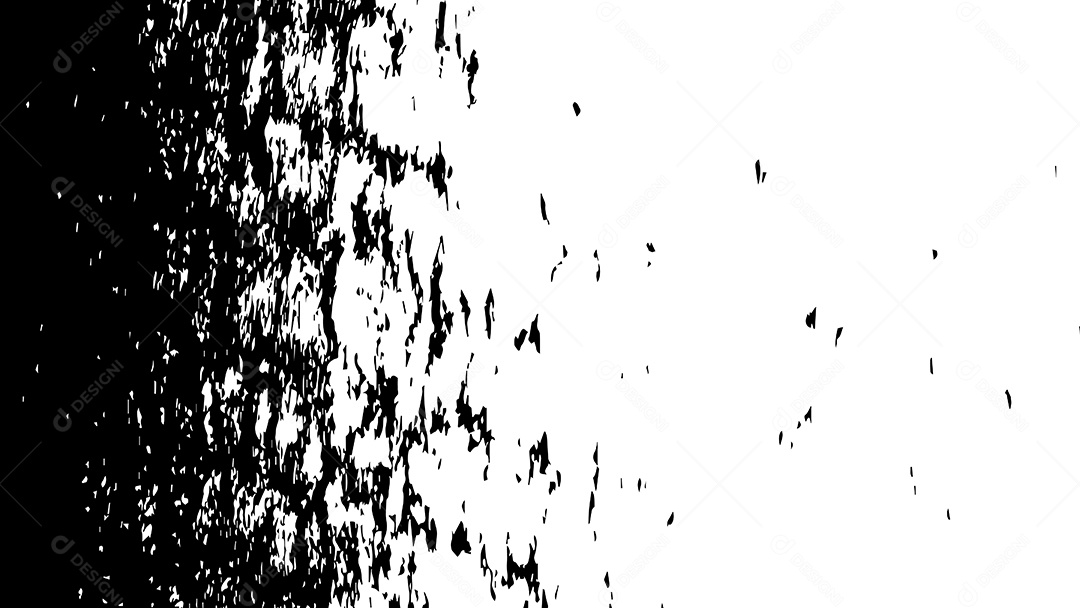 Fundo de Textura Grunge Abstrato Com Estilo Preto e Branco Vetor EPS
