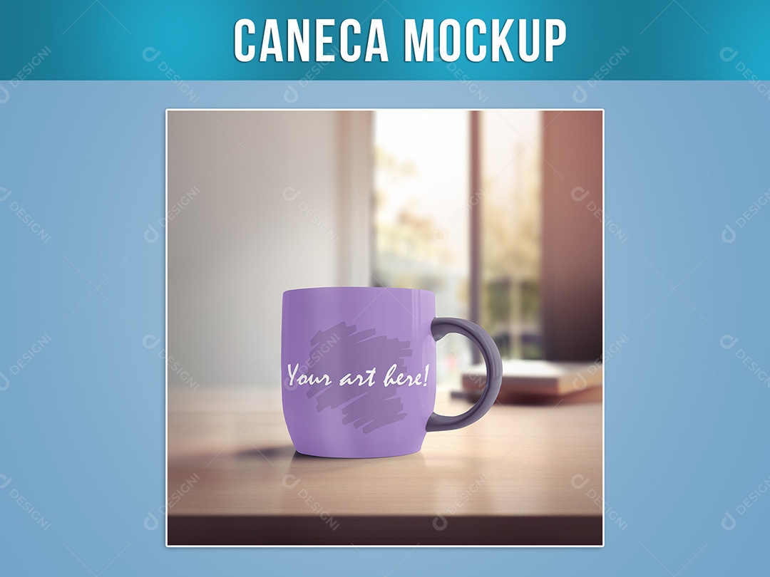 Caneca Xícara Mockup PSD Editável