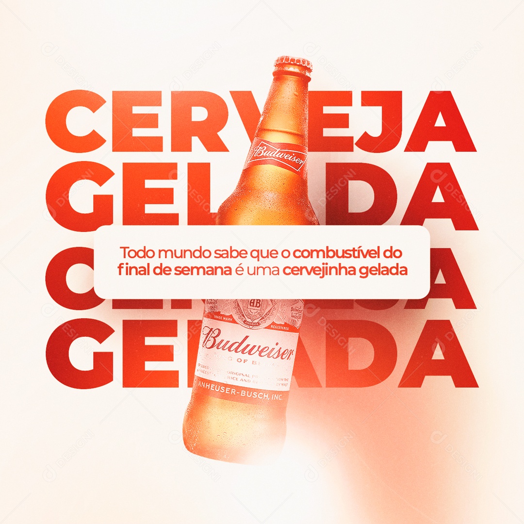 Cervejada Todo Mundo Sabe Que e o Combustível do Final de Semana Social Media PSD Editável