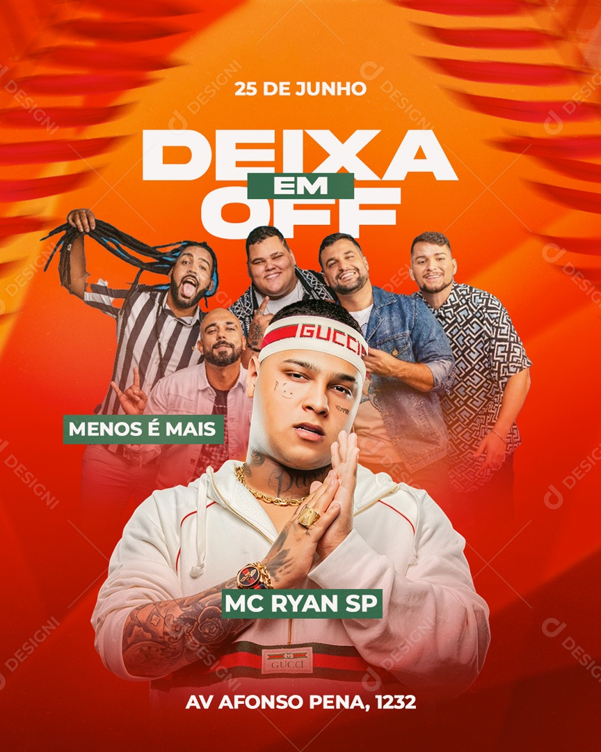 Flyer Story 25 de Junho Deixa EM Off Social Media PSD Editável