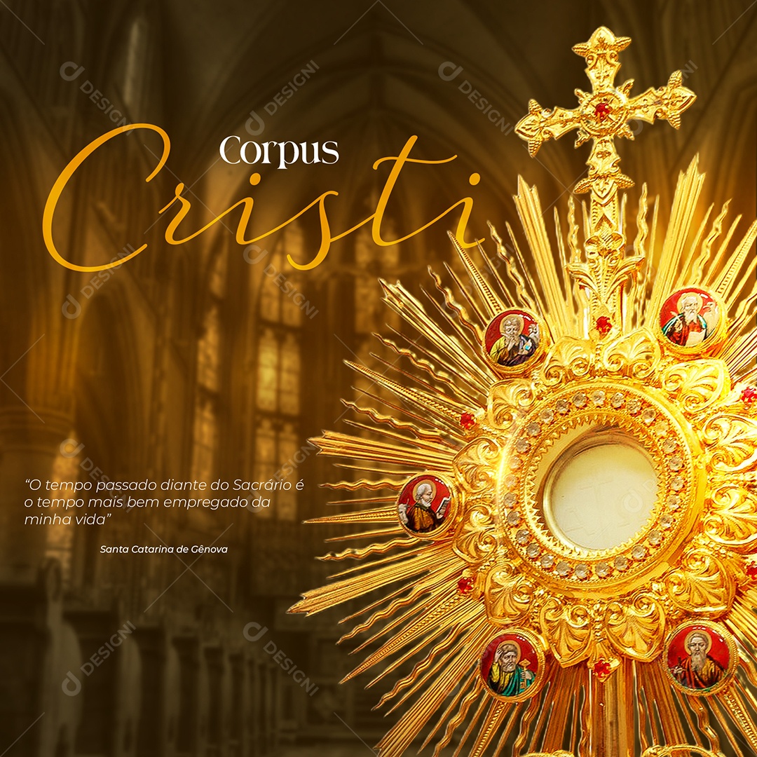 Social Media Corpus Christi Minha Vida PSD Editável