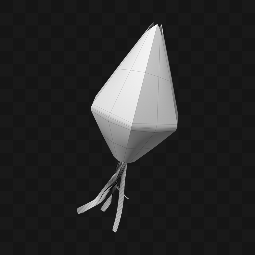 Balão de São João - Modelo 3D