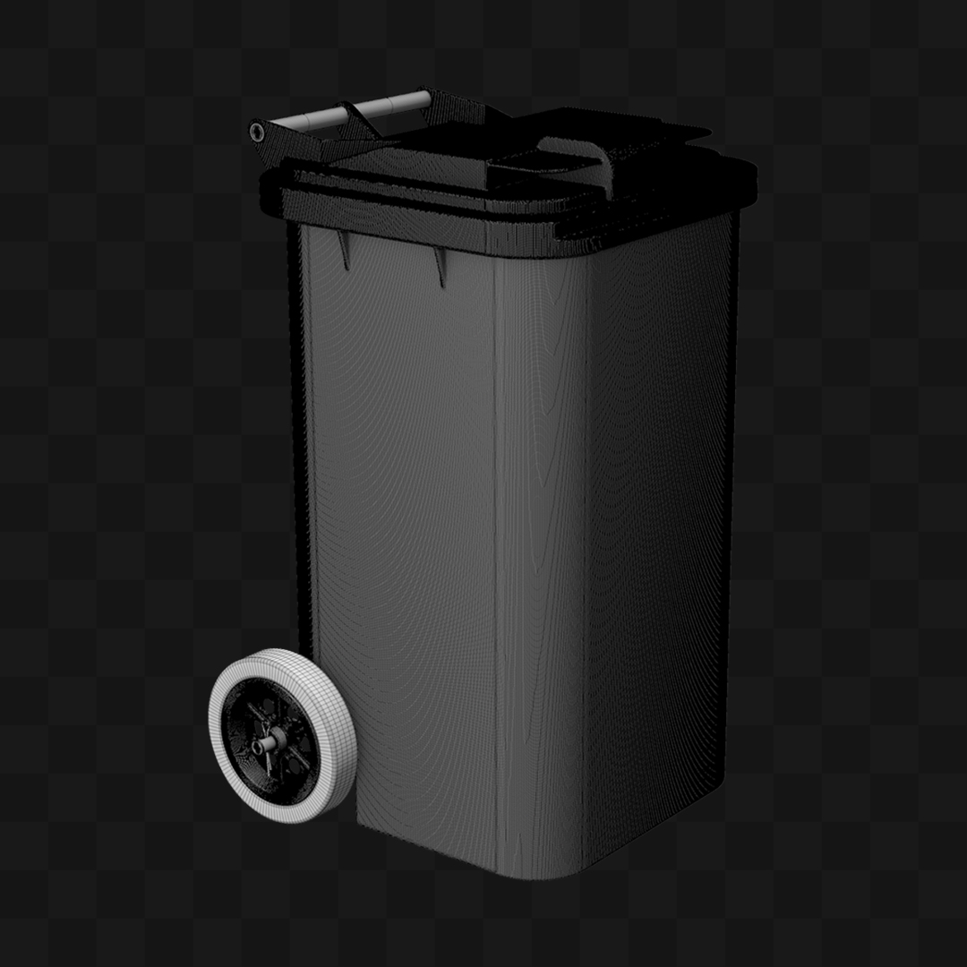 Carrinho de Lixo - Modelo 3D