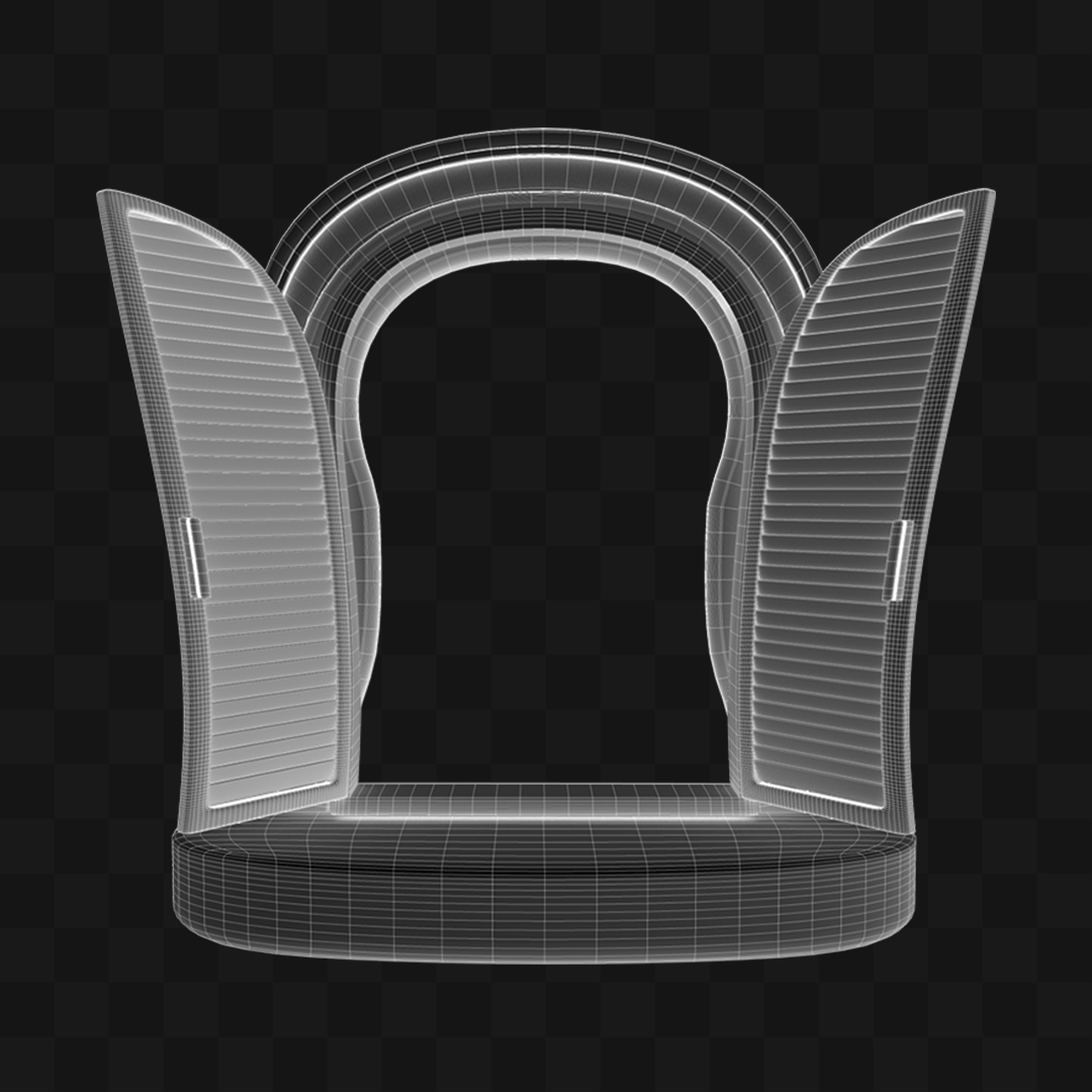 Janela Cartoon - Modelo 3D