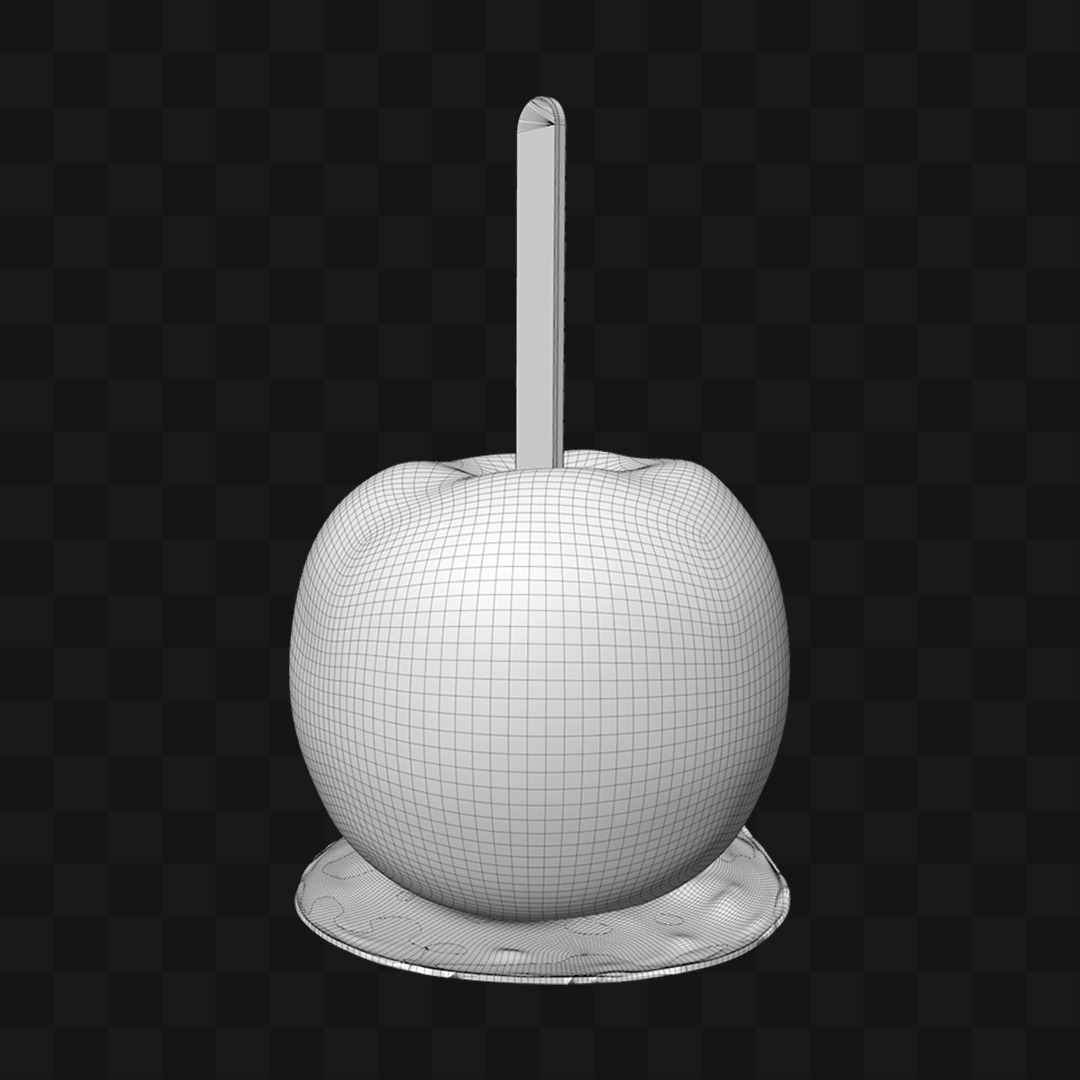 Maçã do Amor - Modelo 3D