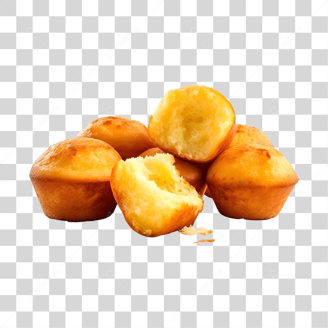 Comida Típica Muffin PNG Transparente