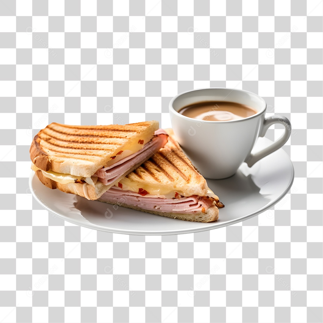 Xicara De Café Com Misto Quente PNG Transparente