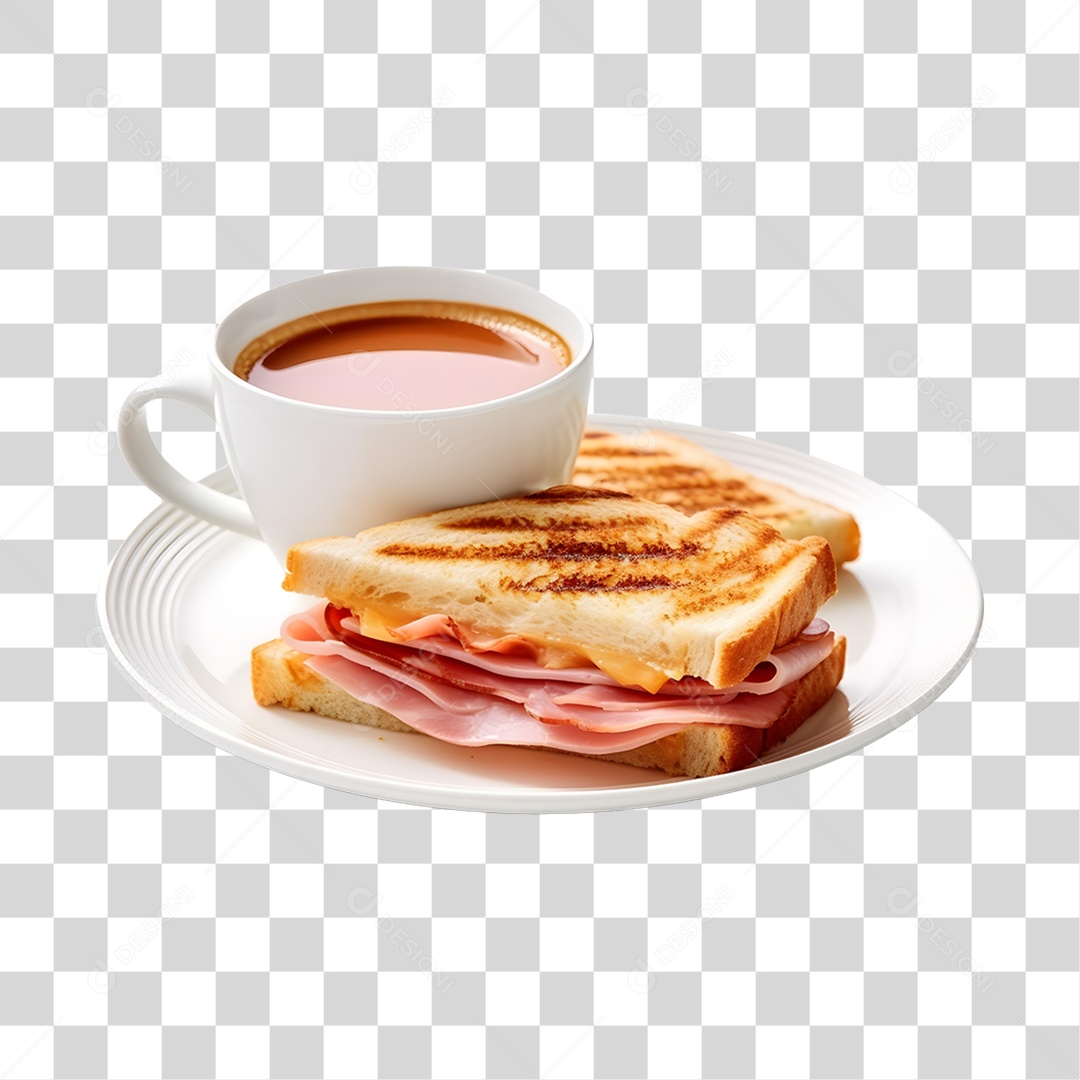 Xicara De Café Com Misto Quente PNG Transparente