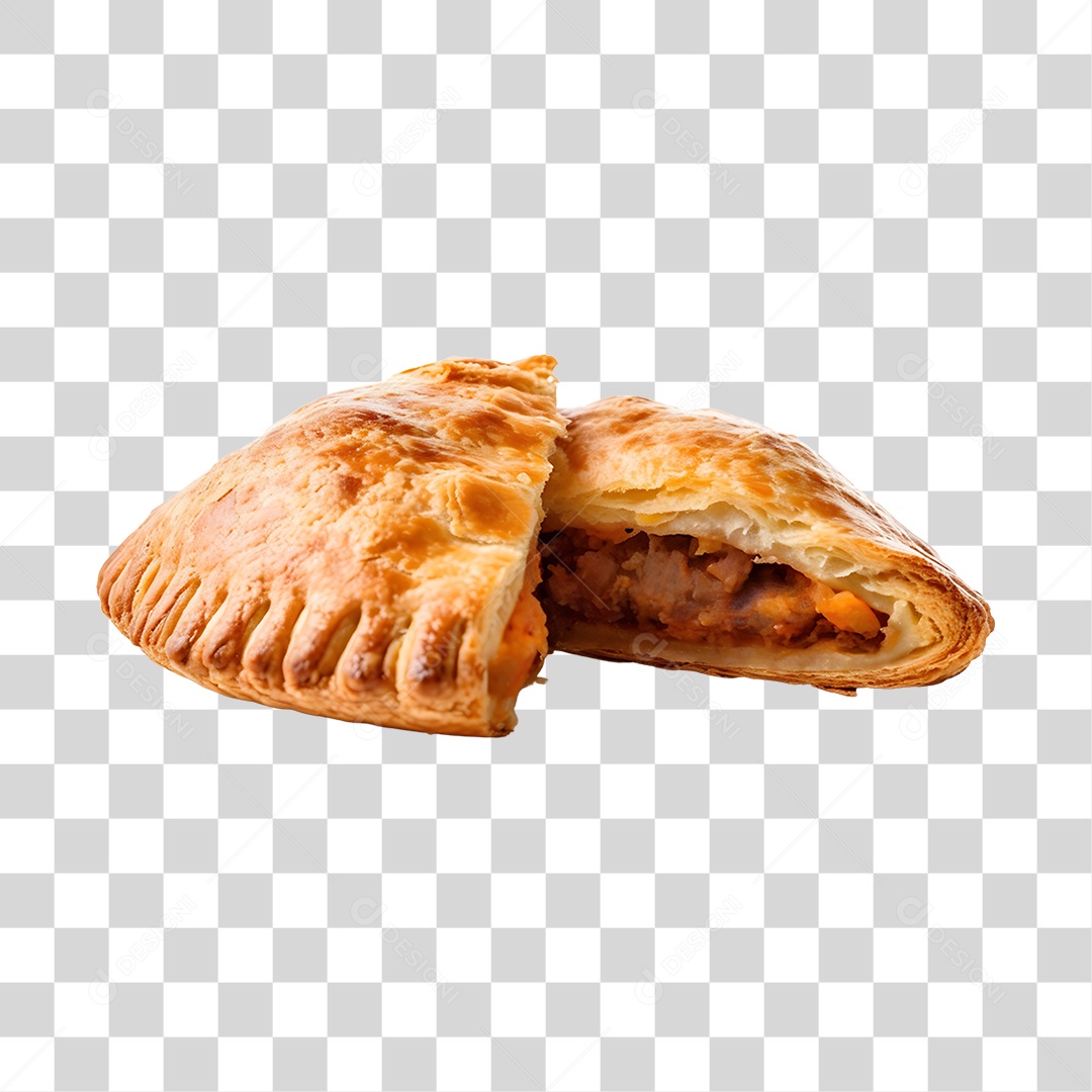 Comida Típica Prato Com Empada PNG Transparente