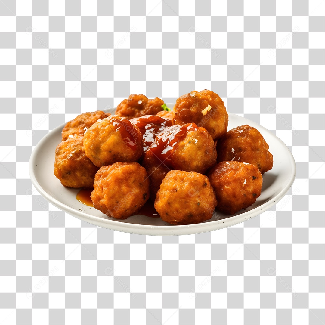 Comida Típica Nugget de frango PNG Transparente