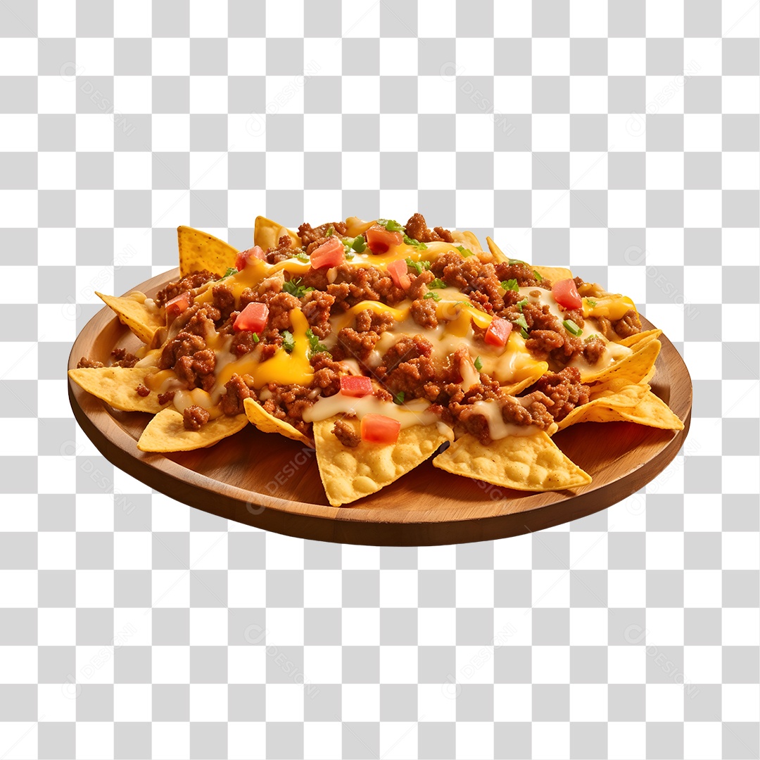Comida Típica Nachos PNG Transparente