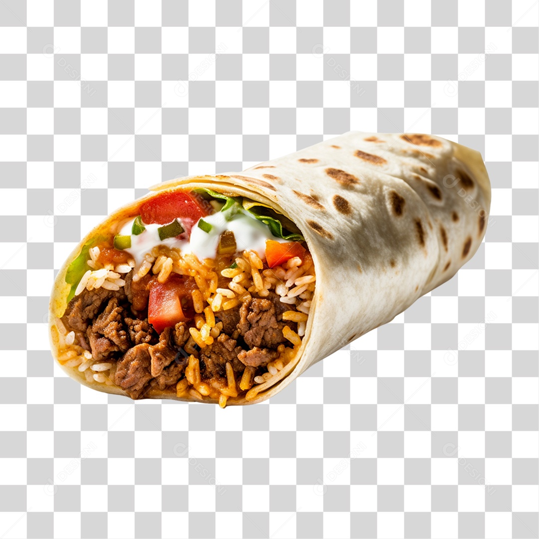 Comida Típica Burrito  PNG Transparente