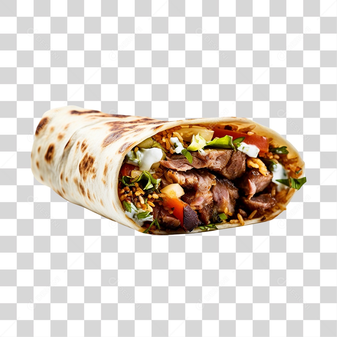 Comida Típica  Döner Kebab PNG Transparente