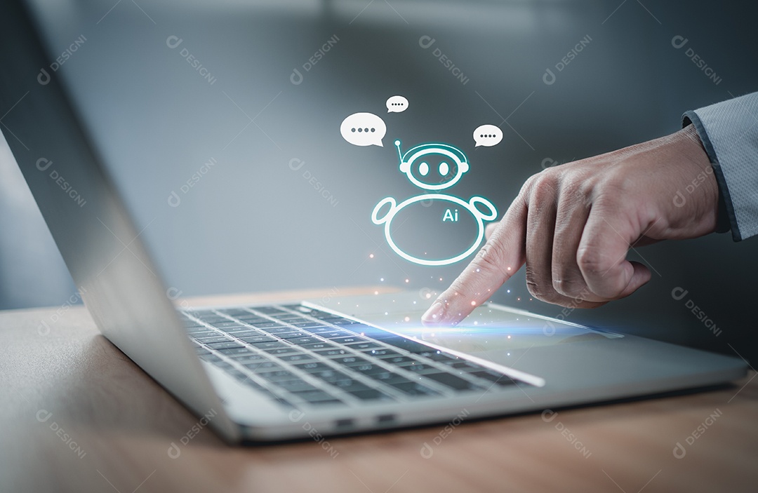 As pessoas estão trabalhando e trazendo IA para ajudá-las a trabalhar em computadores.