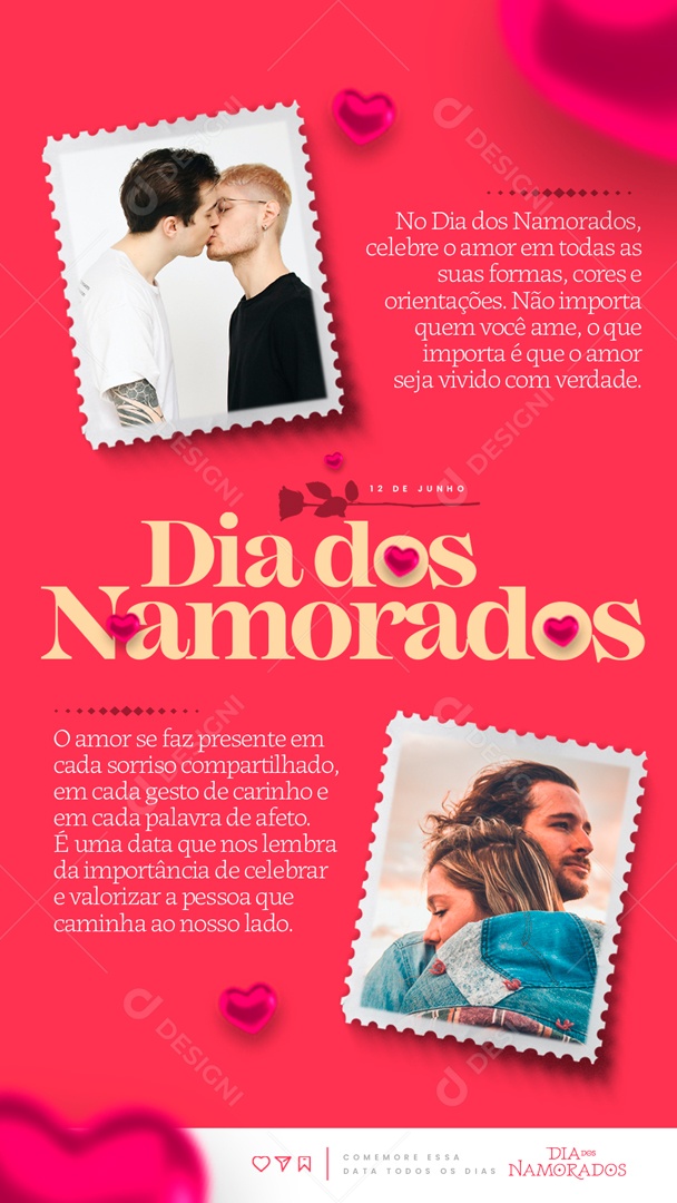 Story Dia dos Namorados Todo Amor Importa Social Media PSD Editável